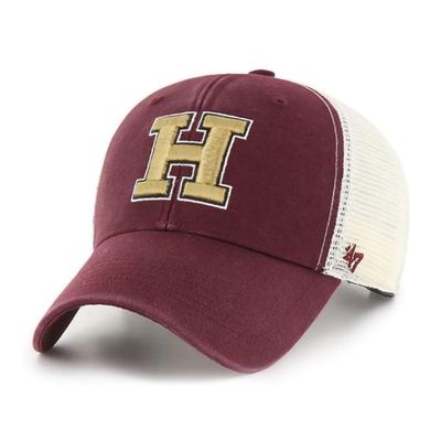 '47 NCAA Flagship Wash Mesh MVP Adjustable Hat, Adult One Size Fits All (US, Alpha, One Size, Harvard Crimson)