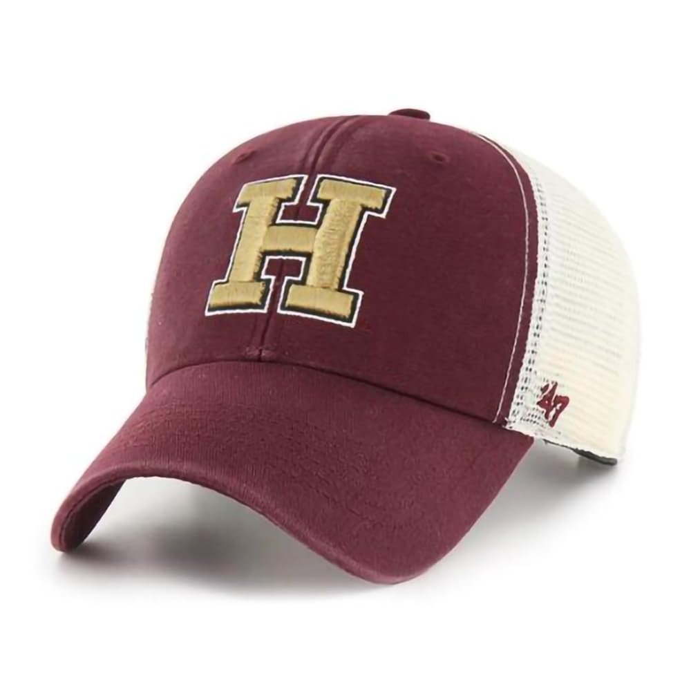 '47 NCAA Flagship Wash Mesh MVP Adjustable Hat, Adult One Size Fits All (US, Alpha, One Size, Harvard Crimson)