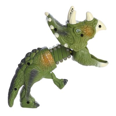 Aurora Toys Engaging Triceratops Grabber Toy - Endless Fun - Screen-Free Entertainment - Green 7.75 Inches