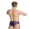 ARENA Men's Swim Brief Halftone Team Print MaxLife Athletic Swimwear Professional Training Swimsuit Sports Bathing Suit, Team Red White Blue, US Size 22 view 2