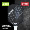 Carbon Cleaner, Premium Pickleball Paddle Eraser for Raw Carbon Fiber Paddles, Effortless Residue Removal, Quick & Effective, Eliminates Ball Residue, Dirt, Scratches (2-Pack (Save $3)) view 2