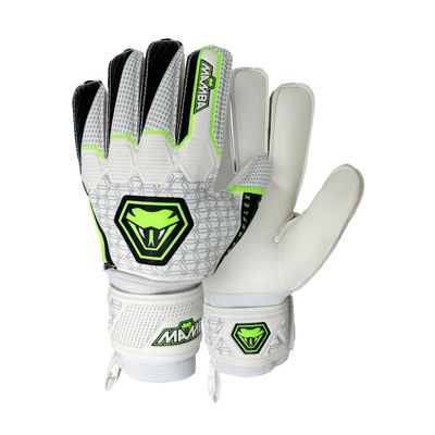 MAMBA Reflex Goalkeeper Gloves | Youth/Adult | Quality Latex Palm & Back Hand | Removable Finger Spine Protection & Double Length Latex Wristband | Standout Design (8)