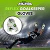 MAMBA Reflex Goalkeeper Gloves | Youth/Adult | Quality Latex Palm & Back Hand | Removable Finger Spine Protection & Double Length Latex Wristband | Standout Design (8) view 2