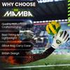 MAMBA Reflex Goalkeeper Gloves | Youth/Adult | Quality Latex Palm & Back Hand | Removable Finger Spine Protection & Double Length Latex Wristband | Standout Design (8) view 4