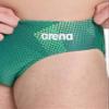 ARENA Mens Swim Brief Halftone Team Print MaxLife Athletic Swimwear Professional Training Swimsuit Sports Bathing Suit, Team Green, US Size 38 view 4