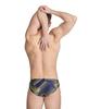 ARENA Mens Swim Brief Halftone Team Print MaxLife Athletic Swimwear Professional Training Swimsuit Sports Bathing Suit, Team Navy Yellow, US Size 36 view 2