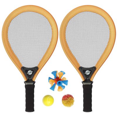 Aurora Toys Engaging Sportling Sport Racket Set - Physical Activity - Long-Lasting Enjoyment - Orange 24 Inches