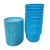 12 oz. Blue Plastic Bait Cup with Vented Lid. 500 Count view 1