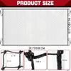 Tottist 10x20Ft Heavy Duty #18 Nylon Baseball Netting - Practice Nets for Softball, Backstop Barrier & Multi-Purpose Training with 33FT Rope, Backyard & Sports Field Use (Key Chains Included) view 2