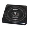 #17500 10 1/4" SQ Large Black Swivel Plate - Heavy Duty view 1