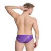 ARENA Men's Swim Brief Halftone Team Print MaxLife Athletic Swimwear Professional Training Swimsuit Sports Bathing Suit, Team Purple, US Size 22 view 2