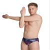 ARENA Men's Swim Brief Halftone Team Print MaxLife Athletic Swimwear Professional Training Swimsuit Sports Bathing Suit, Team Red White Blue, US Size 24 view 1