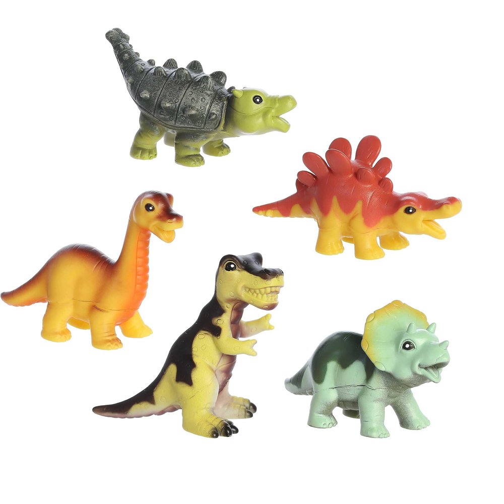 Aurora Toys Timeless Habitat My First Dinosaur Animal Playset Toy - Imaginative Play - Unplugged Play - Multicolor 5.5 Inches