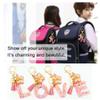TTYY Initial Letter Keychain for Women Gift for Young Teenage Girl Gifts for Christmas to Mom Daughter Pink tassel (pink snow Letter W) view 3