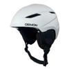 Demon United Snowboard and Ski Helmet with MIPS - Adult/Youth MIPS - Matte Black/Matte White - PC Shell & Inmold EPS Foam- Twist Dial Fit System - Audio Ready Earpads (White, Small)