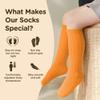 Babysoy Baby Girls Boys Knee High Organic Cotton Uniform Socks with Grip- Set of 3 (US, Age, 0 Months, 12 Months, Unisex) view 3