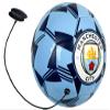 Icon Sports Manchester City Training Ball Size 4, Licensed Man City Kick Throw Solo Practice Training Ball #4, Blue view 2