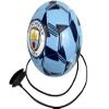Icon Sports Manchester City Training Ball Size 4, Licensed Man City Kick Throw Solo Practice Training Ball #4, Blue view 4