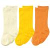 Babysoy Baby Girls Boys Knee High Organic Cotton Uniform Socks with Grip- Set of 3 (US, Age, 12 Months, 24 Months, Unisex) view 1