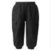 Fldy Kids Boys Cargo Trousers with Pockets Joggers Sweatpants Casual Dungarees Trousers Sportswear Activewear Black 10 Years view 2