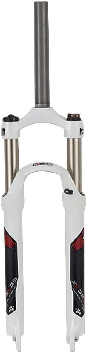 AMeLL Mountain Bike Suspension Fork 26/27.5/29 Inch MTB Fork 100mm Travel Disk Brake 1-1/8 Straight Front Fork (Color : Red a, Size : 29inch)