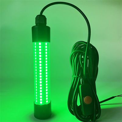 2-Pack 13W=100W IP68 12V LED Underwater Fishing Light 1180 Lumens Fish Attracting Light, Night Fishing Light (Warm White)