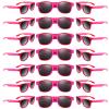 Bouiexye 48 Pack Party Sunglasses Bulk for Summer Wedding Party Goody Bag Fillers Supplies (Rose Red) view 1