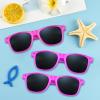 Bouiexye 48 Pack Party Sunglasses Bulk for Summer Wedding Party Goody Bag Fillers Supplies (Rose Red) view 2