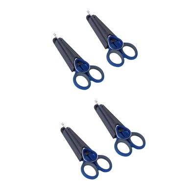 BESPORTBLE 4 Sets Fishing Scissors Fishing Clippers Line Cutters Scissors for Boat Antiskid Serrated Edge Random Color