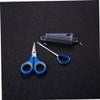 BESPORTBLE 4 Sets Fishing Scissors Fishing Clippers Line Cutters Scissors for Boat Antiskid Serrated Edge Random Color view 3