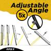 Apex Sports Volleyball Rebounder, Adjustable Angle 7x4 ft Bounce Back Net view 2