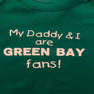 Green Bay Toddler Shirt Girls Kids Youth Funny Daddy Shirt (Youth lg 14-16, Green)