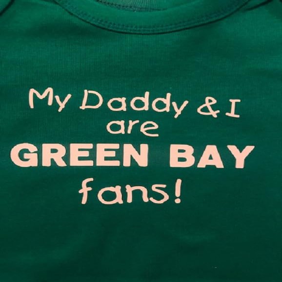 Green Bay Toddler Shirt Girls Kids Youth Funny Daddy Shirt (Youth lg 14-16, Green)