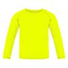 Auranso Boys Rash Guard Swim Shirt UPF 50+ Long Sleeve Sun Protection Quick Dry Shirt 8-9Years Fluorescent Yellow view 1