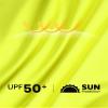 Auranso Boys Rash Guard Swim Shirt UPF 50+ Long Sleeve Sun Protection Quick Dry Shirt 8-9Years Fluorescent Yellow view 4