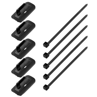 Axyghmz 5Pcs Bike Cable Base Brake Housing Hose Guide Cable Buckle Bike Oil Tube Fix Clamp Bicycles Brake Cable Line Fixed Base Bicycles Cable Clips Fixing Base