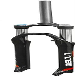 AMeLL 27.5'' Mountain Bike Suspension Fork 100mm Travel MTB Oil Spring Fork 1-1/8" Straight Tube Bicycle Front Fork (Color : 27.5'' Black)