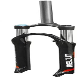 AMeLL 27.5'' Mountain Bike Suspension Fork 100mm Travel MTB Oil Spring Fork 1-1/8" Straight Tube Bicycle Front Fork (Color : 27.5'' Black)