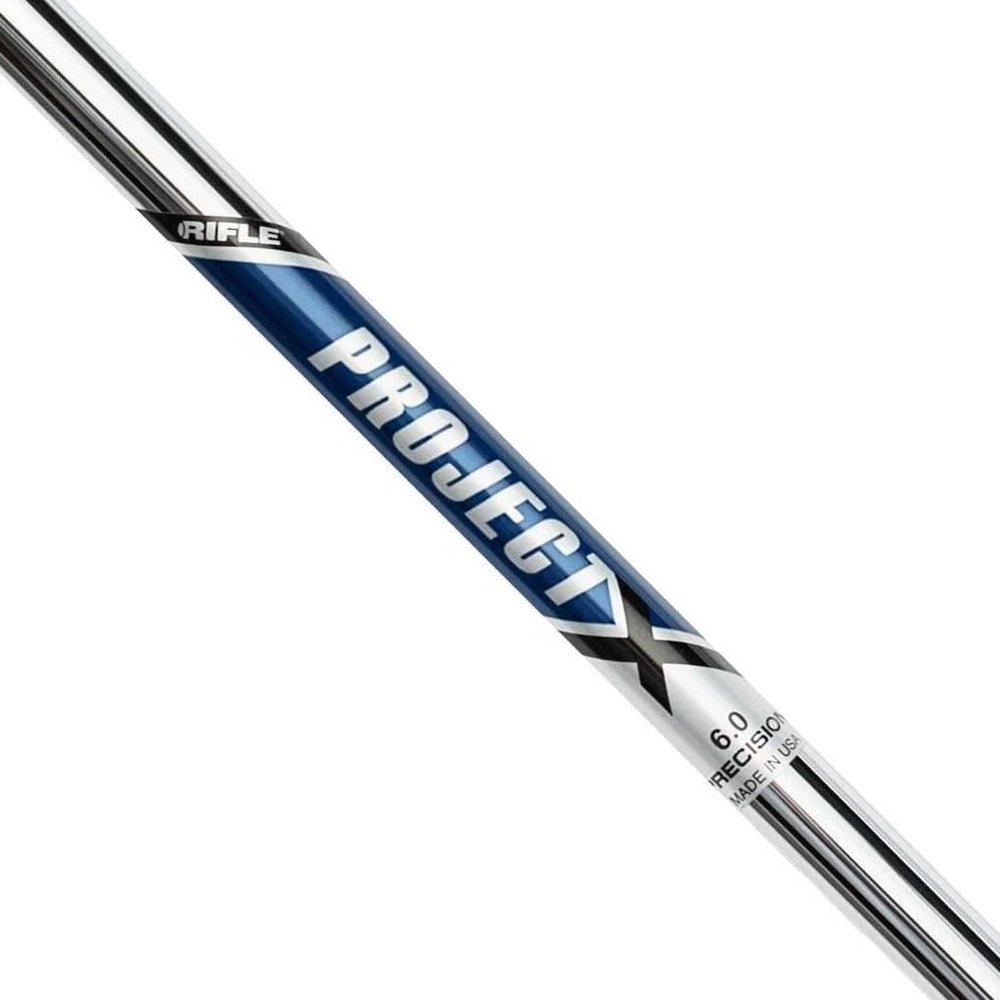 Project X 6.0 Stiff Flex Steel Iron Golf Shaft - .355 Taper Tip (Choose Length) (40.5"" 3-Iron), Chrome