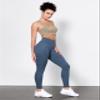 ODODOS Tummy Control Full Length Compression Leggings with Inner Pocket for Women, 28" High Waist Workout Running Yoga Pants, Ink Blue, Medium view 4