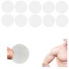 alblinsy 100 Pairs Nipple Cover for Men,Mens Tape Pasties Patch Nipple Covers, Anti Chafing Protector Disposable Adhesive Nipple Guard Stickers for Runners Sports Gym Daily(Transparency) view 1