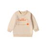 EnJoCho Toddler Mini Blouse Autumn Children's Sweater European And American Festival Long Sleeve Letter Pumpkin Print Beige, 2-3T view 1
