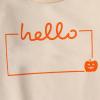 EnJoCho Toddler Mini Blouse Autumn Children's Sweater European And American Festival Long Sleeve Letter Pumpkin Print Beige, 2-3T view 3