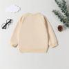 EnJoCho Toddler Mini Blouse Autumn Children's Sweater European And American Festival Long Sleeve Letter Pumpkin Print Beige, 2-3T view 4