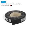 PATIKIL 18x0.4 Table Tennis Racket Edge Tape, 10 Pack Ping-Pong Racquet Side Tape Protect The Edges of Rubber and Blade for Paddles Racket, Red, Black view 2