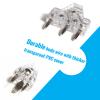 FEFOSAEP Fencing Body Cord - 2-Prong Foil/Sabre Body Cord - Fencing Foil/Sabre Body Cord with Transparent Cable Plugs (Set of 2) view 4