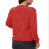 BERESIA Women's Spring Tops 2025 Fashion V Neck Long Sleeve Knit Tops Casual Pullover Sweater, Red, M view 4