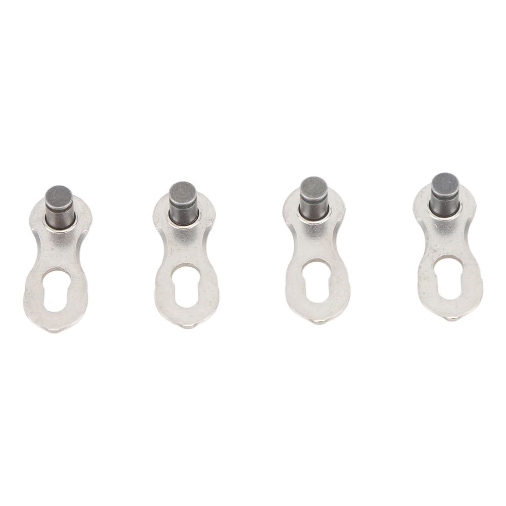 2 Pairs Bike Missing Link, CL559R Silver, Bicycle Chain Missing Link, Durably Alloy Steel Bike Chain Links, Quick Install for 10-Speed Mountain and Road Bikes, Cyclist's Choice