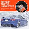 Emergency Survival Rain Poncho 4 pack Thermal Mylar Space Blanket Life Ponchos with Hood Waterproof for Adults Car Outdoor Activities Hiking Camping Gear Equipment and Supplies (Orange and Green) view 4