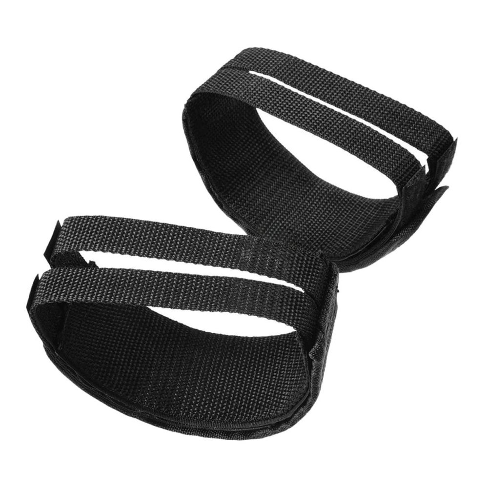 Anti-Slip Bike Pedal Straps for Exercise and Kids Bikes Adjustable Nylon Toe Clips Replacement Bands for Stationary and Mountain Cycling